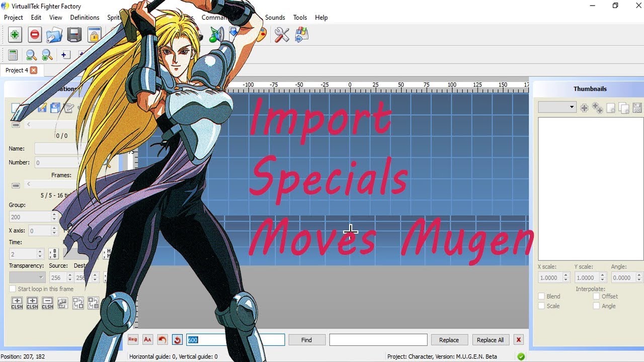 How Import Specials Moves Mugen