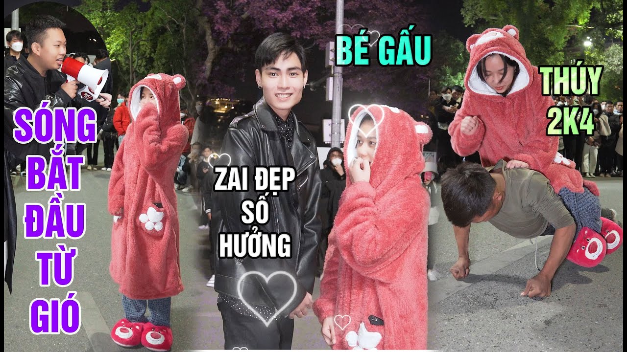 Bé Gấu kute 2k4 bất ngờ bị đẩy vào ghép đôi gặp ngay chàng trai số hưởng và cái kết ấm lòng giữa phố