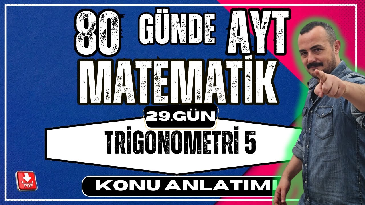 🟥Trigonometri 5 ✅ Dar Açıların Trigonometrik Oranları|80 Günde AYT Matematik |AYT Matematik Anlatımı
