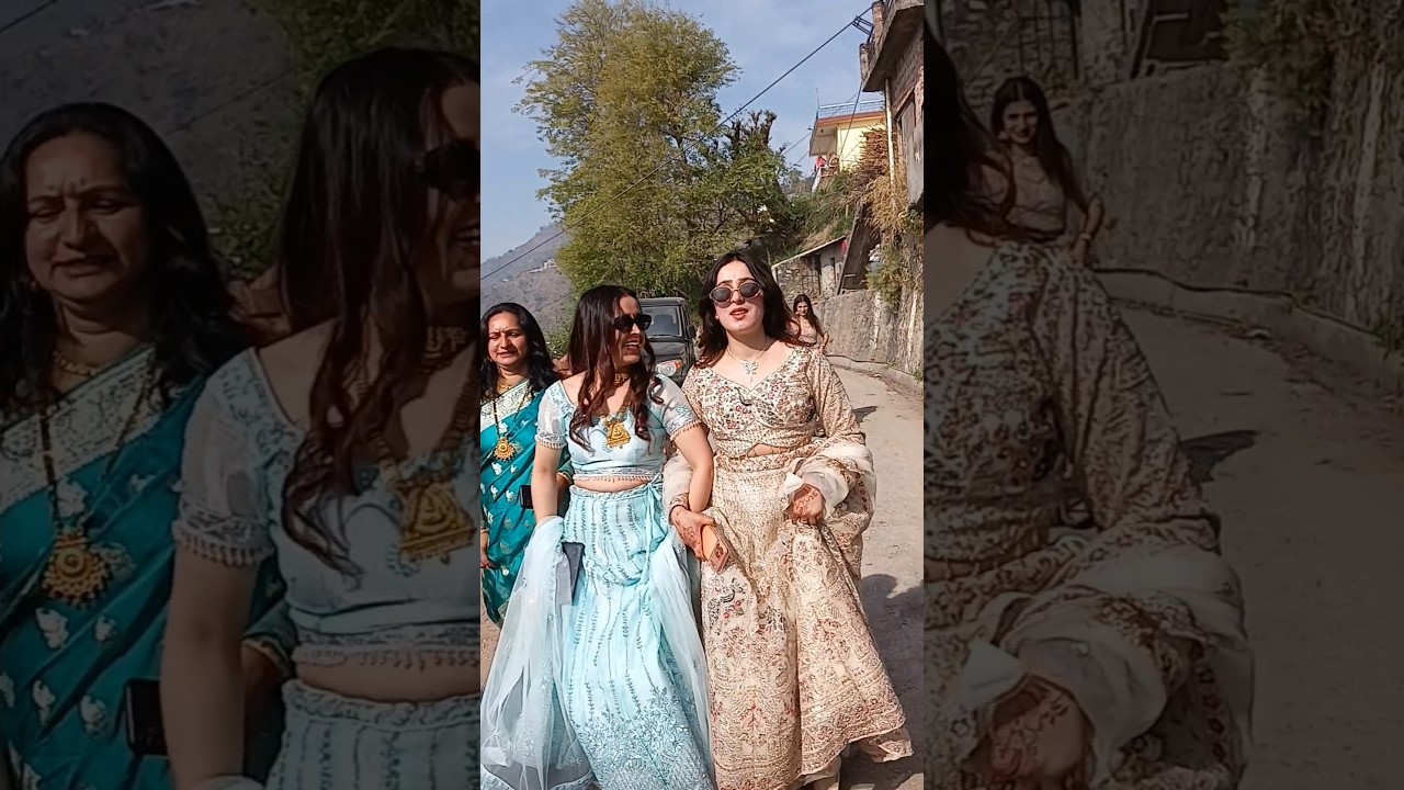 पहाड़ों की शादी😍|| Himachali traditional wedding❣️#minivlog #villagelife #dailyroutine #marriage #hp