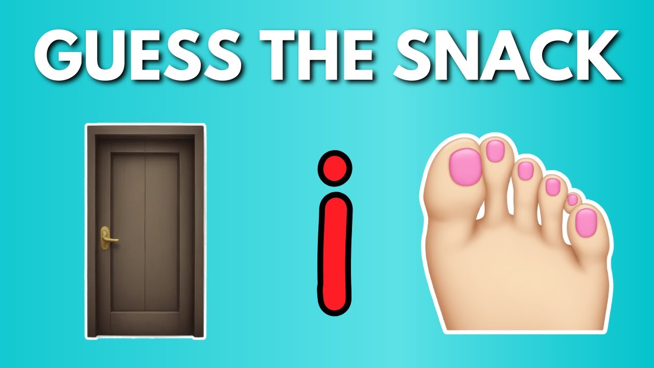 Can You Guess The SNACK by Emoji? 🍟 Emoji Quiz | Quiz Monster