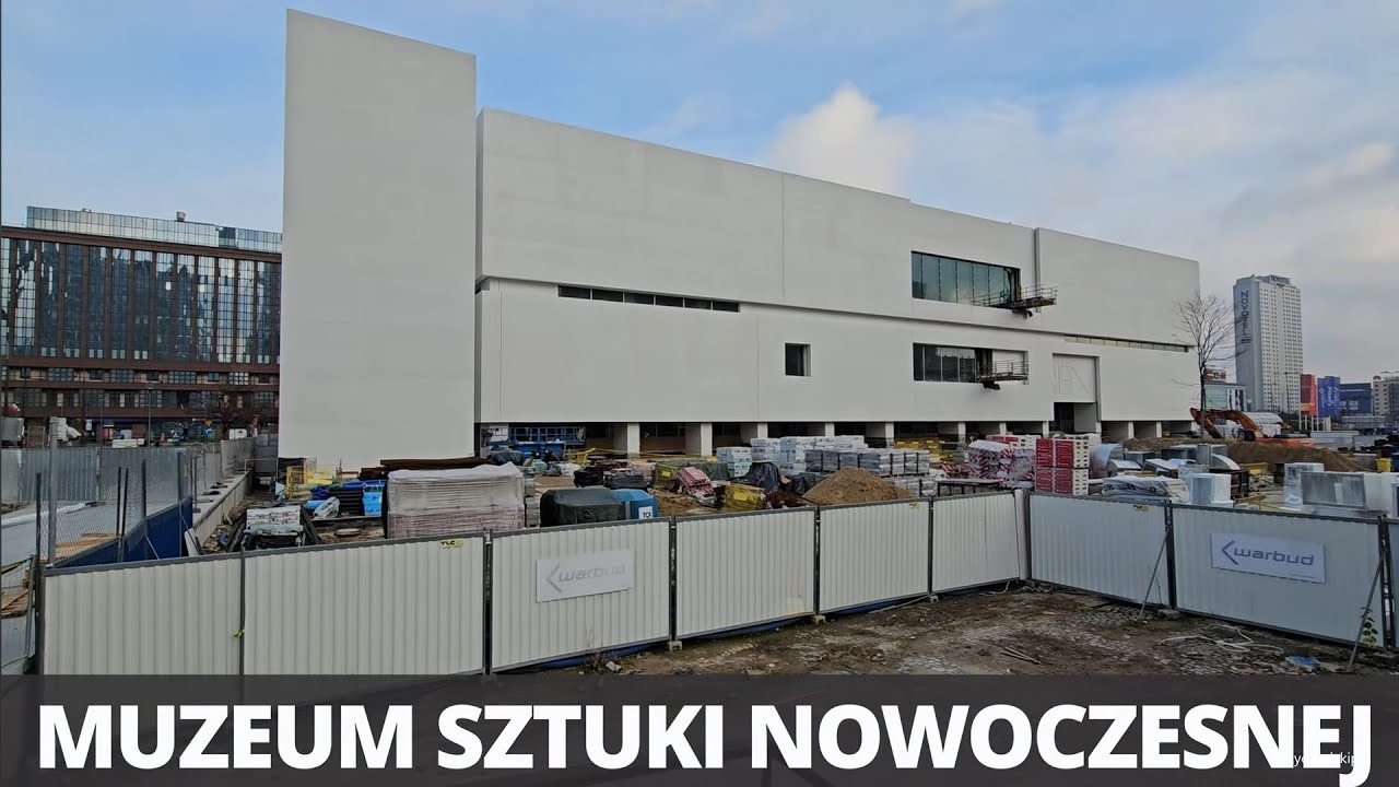 Warszawa / Warsaw Budowa Muzeum Sztuki Nowoczesnej / Construction of Museum of Modern Art 12.11.2023
