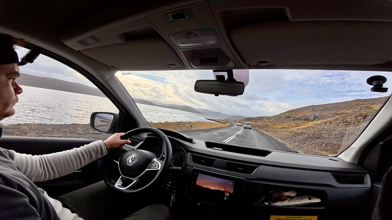 POV Drive Through Northern Iceland 🇮🇸 | Scenic Road Trip in a Renault Express Camper