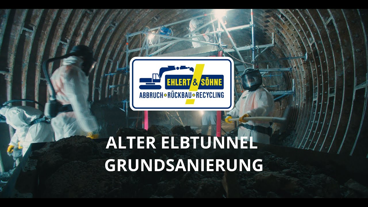 Alter Elbtunnel: Grundsanierung der Weströhre I FPV Drohne 4K I Ehlert & Söhne