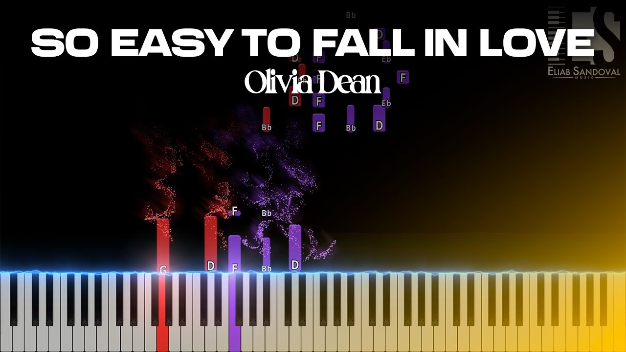 So Easy (To Fall In Love) - Olivia Dean (Piano Tutorial) | Eliab Sandoval