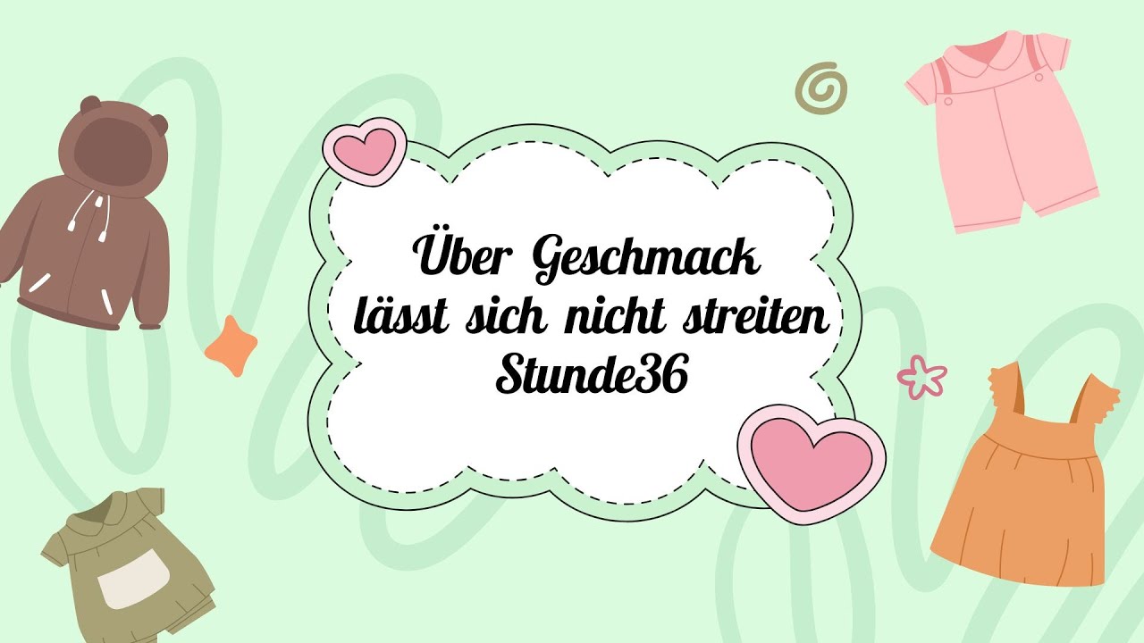 Über Geschmack lässt sich nicht streiten (Stunde 36) - 8 клас НУШ Сотникова, Гоголєва