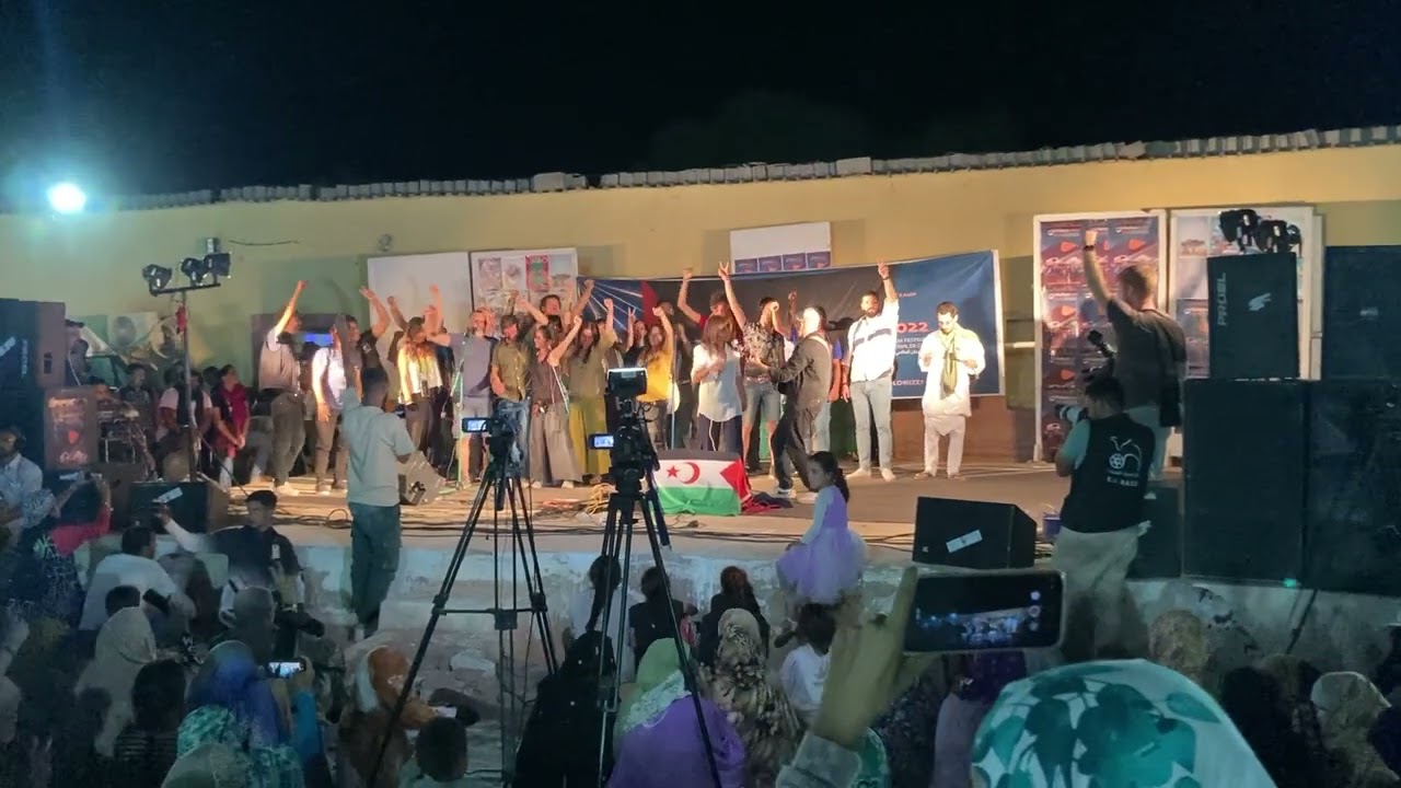 Amaral en los campamentos de refugiados saharauis