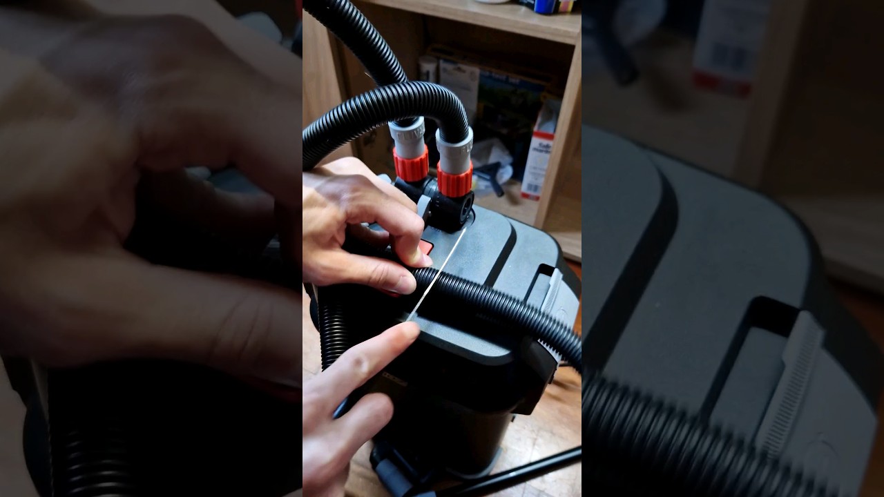Установка моего нового внешнего фильтра (Fluval A447)