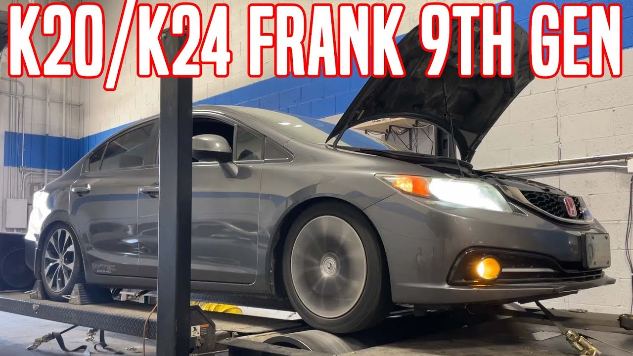 Настройка динамометра K20 / K24Z Frankenstein 9-го поколения Civic Si
