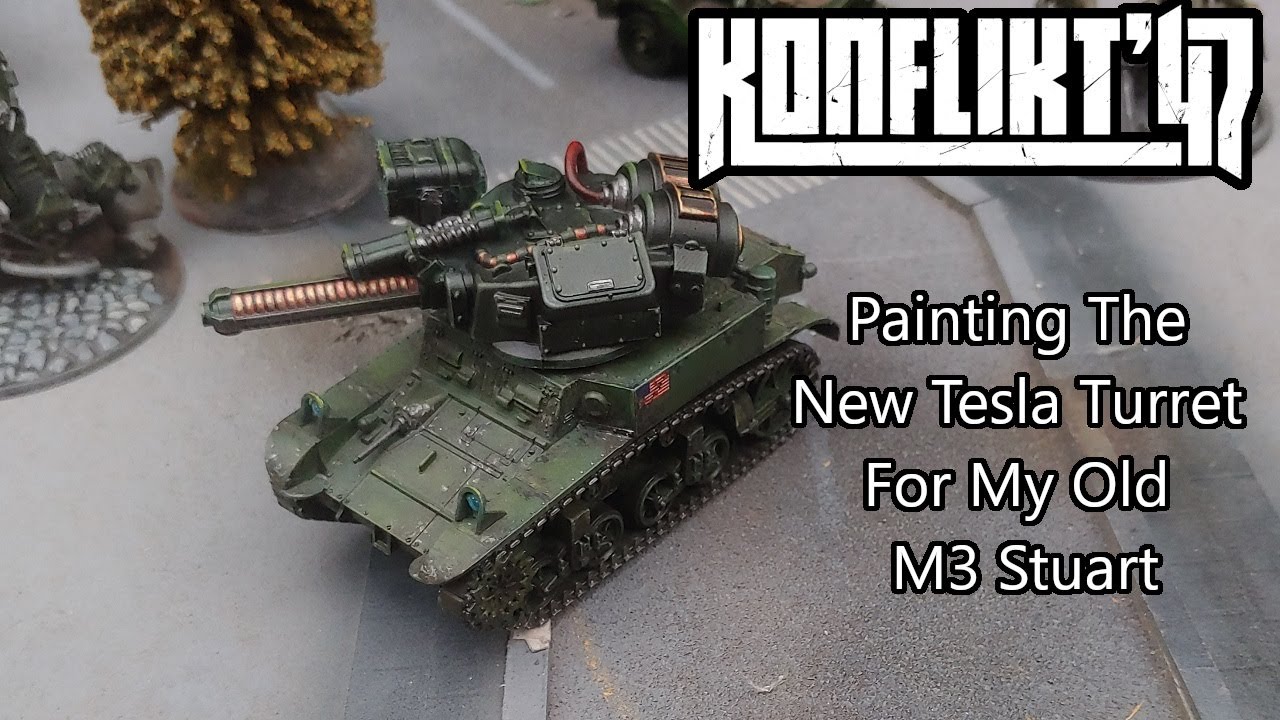 Я получил новую башню Tesla для моего M3 Stuart!