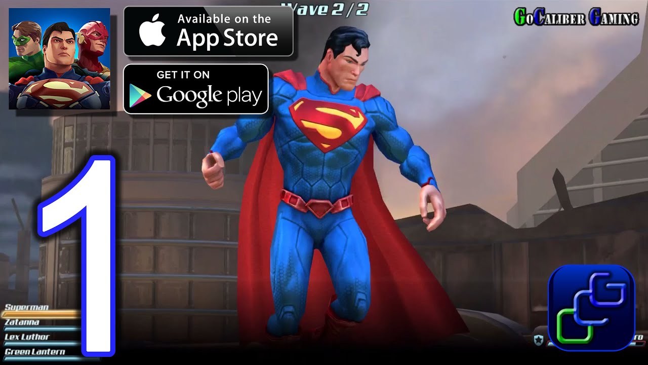 DC Comics Legends iOS Walkthrough - Gameplay Part 1 - Campaign 1 C1: Curse of the Black Lanterns