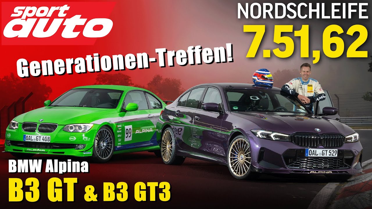 Letzter Alpina aus Buchloe! B3 GT Nordschleife HOT LAP plus B3 GT3 | sport auto Supertest