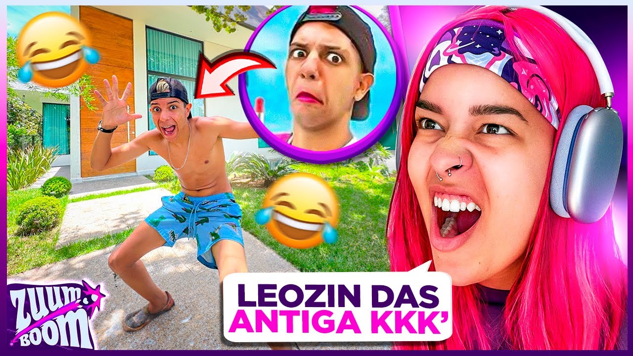 REAGI AOS VÍDEOS ANTIGOS DO LEOZIN! *deu ruim