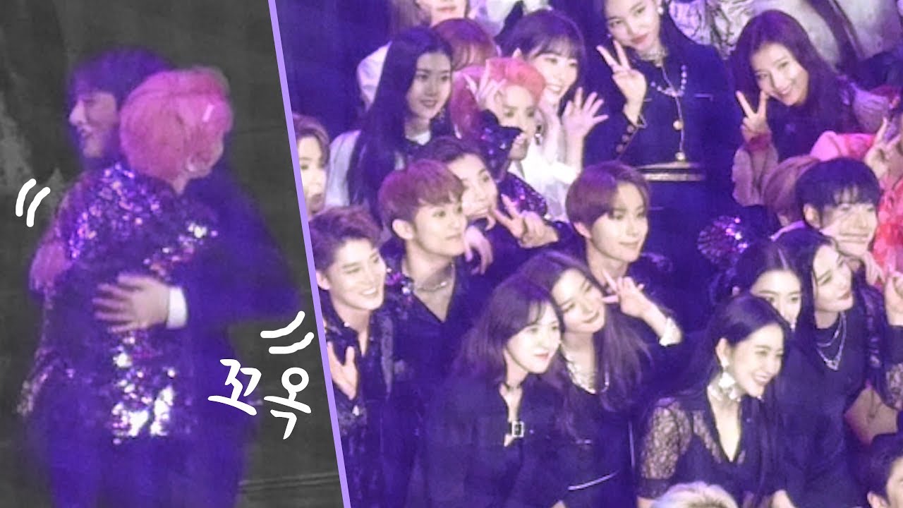 190115 NCT127 (태용과 워너원 윤지성 애틋한 포옹 TaeYong,  Wanna One JiSung) : 엔딩 Ending Photo : Edited fancam : 친목