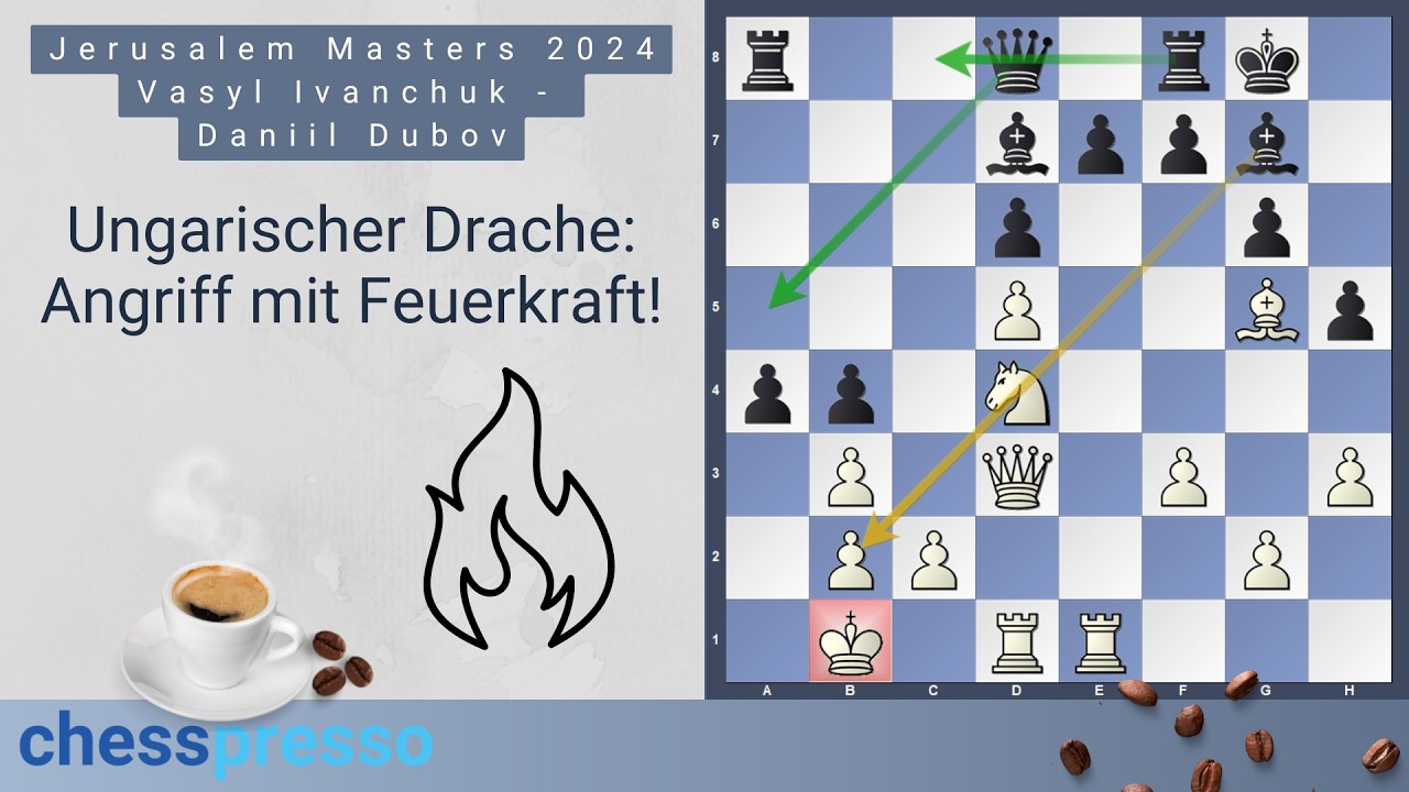 ☕ chesspresso #158 || Ungarischer Drache: Angriff mit Feuerkraft!