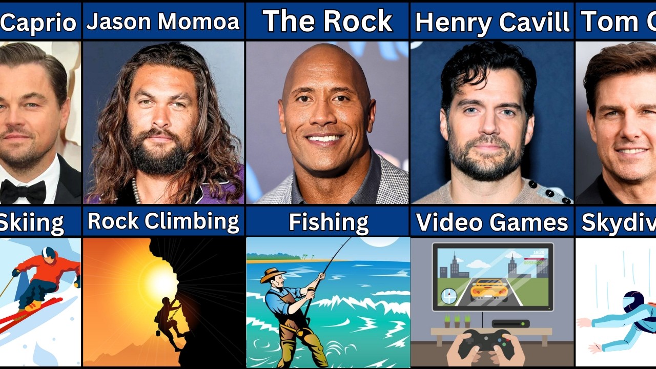 Hollywood Actors and Their Hobbies You Didn't Know