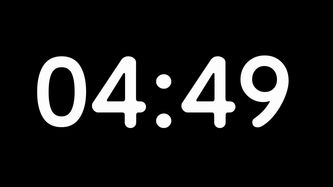 [8min] Timer – No Sound Until Military Siren