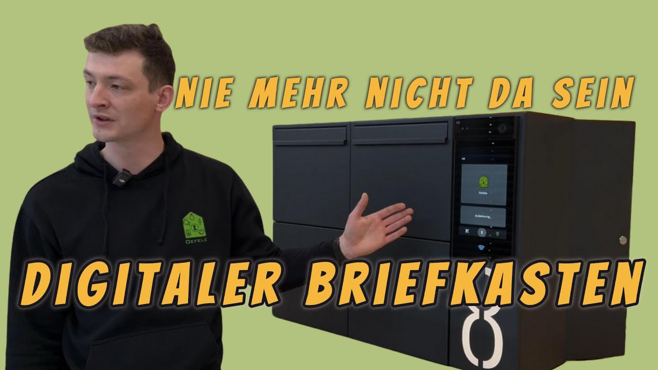 Digitaler Briefkasten AXIS Kamera KNX Anbindung,  fürs Smarthome, Customized by Oefele Smartbuilding