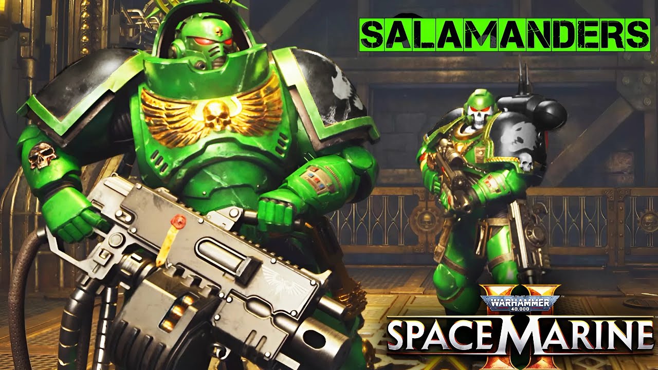 SALAMANDERS SQUAD: Heavy Bolter EPIC Gameplay! - Warhammer 40k: Space Marine 2