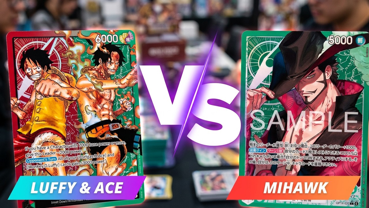 🔥Mihawk VS Luffy & Ace RG op17 Store Tournament🔥