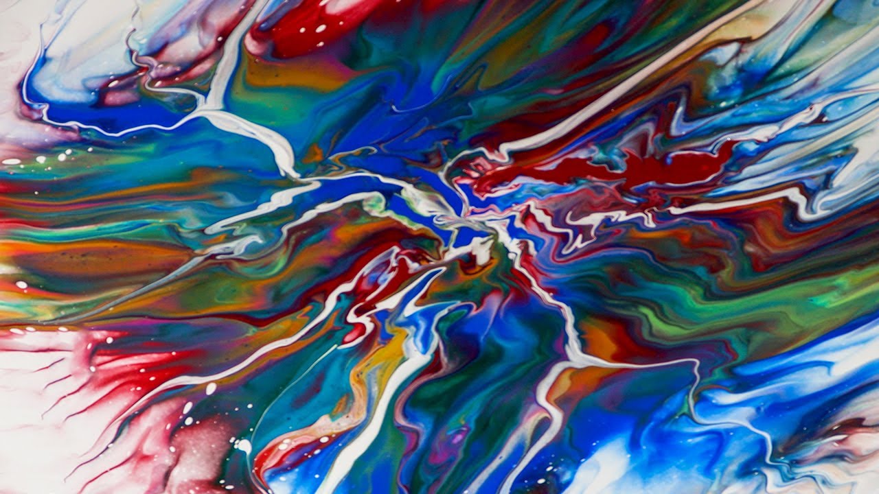Dutch Pour Technique - Acrylic Pour Painting - GenCrafts Paint