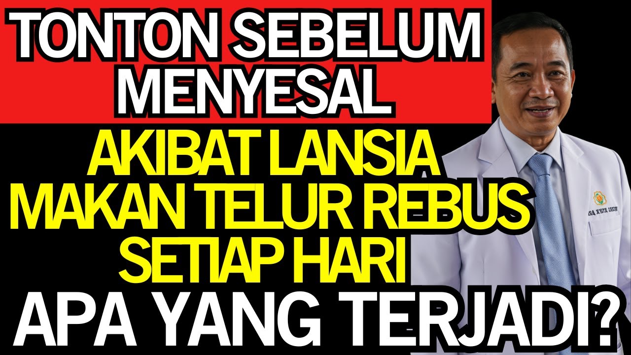 SAYA Makan TELUR REBUS SETIAP HARI Selama 1 BULAN dan INI yang TERJADI | Kesehatan Lansia