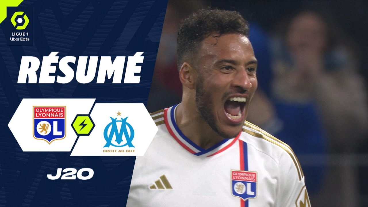 OLYMPIQUE LYONNAIS - OLYMPIQUE DE MARSEILLE (1 - 0) - Résumé - (OL - OM) / 2023-2024