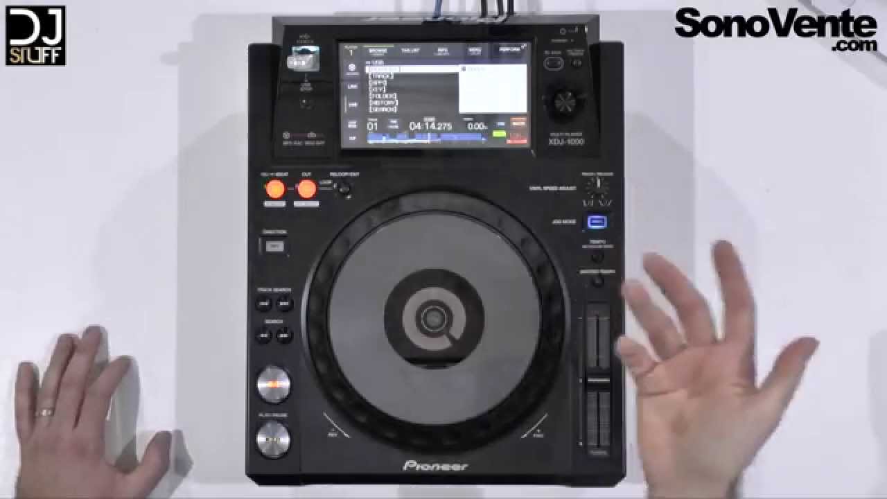 Demo de la platine multimédia Pioneer XDJ-1000 - Fr ( for English, see description )
