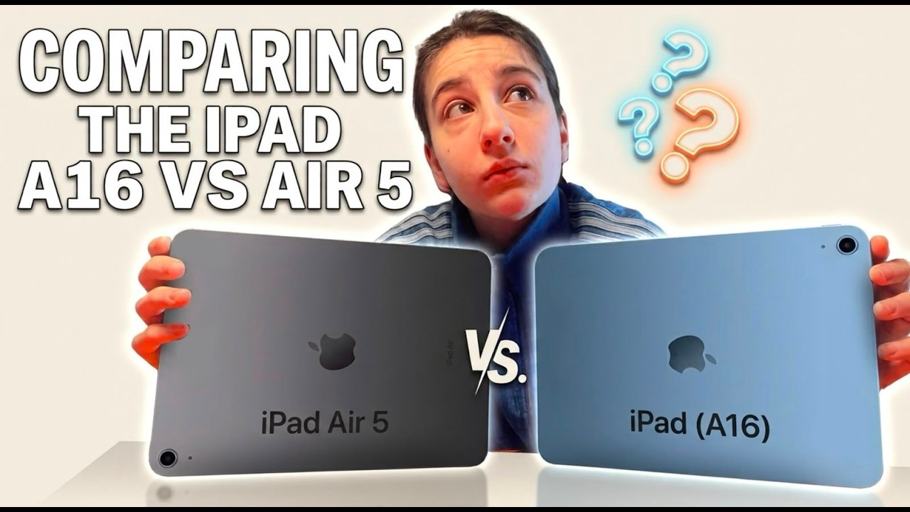 Какой iPad лучше? A16 (2025) или Air 5 (2022)?