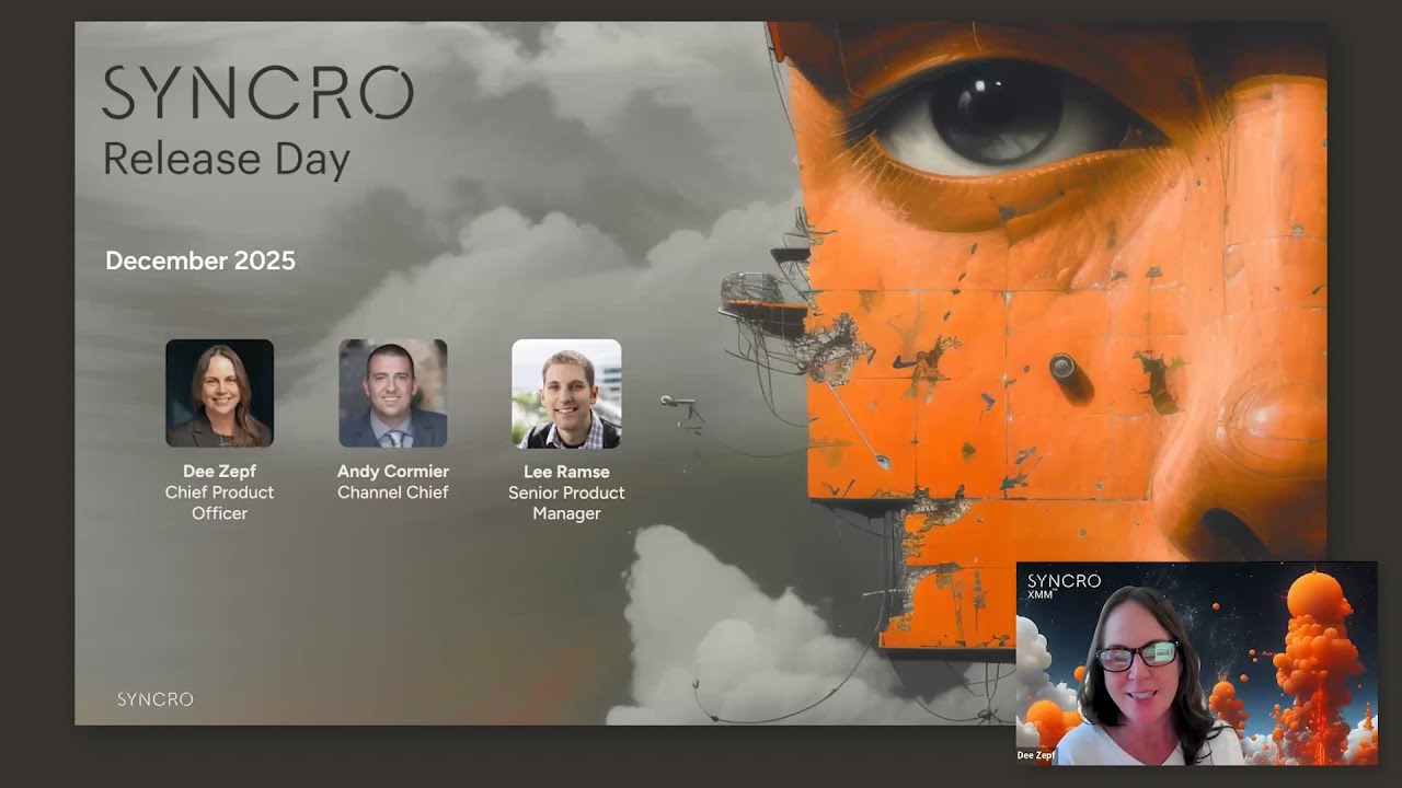 Syncro Release Webinar: December 2025
