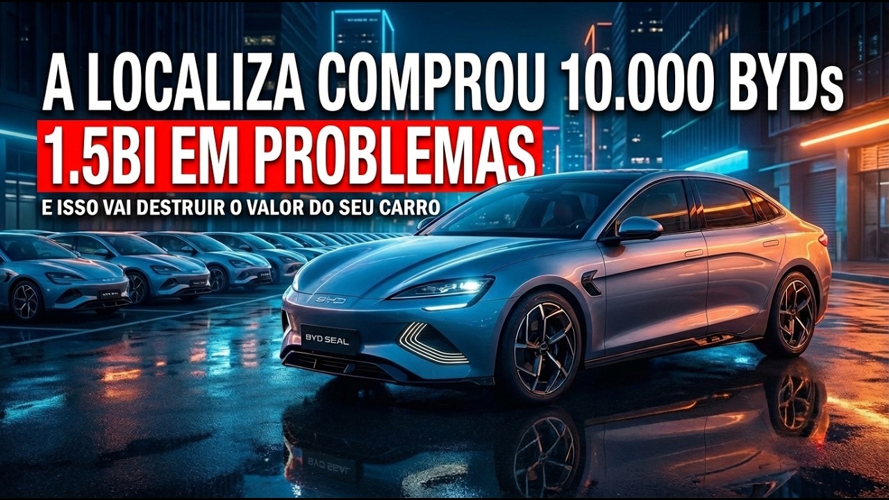 O FIM da Fiat e Chevrolet? O plano SECRETO da LOCALIZA e da BYD