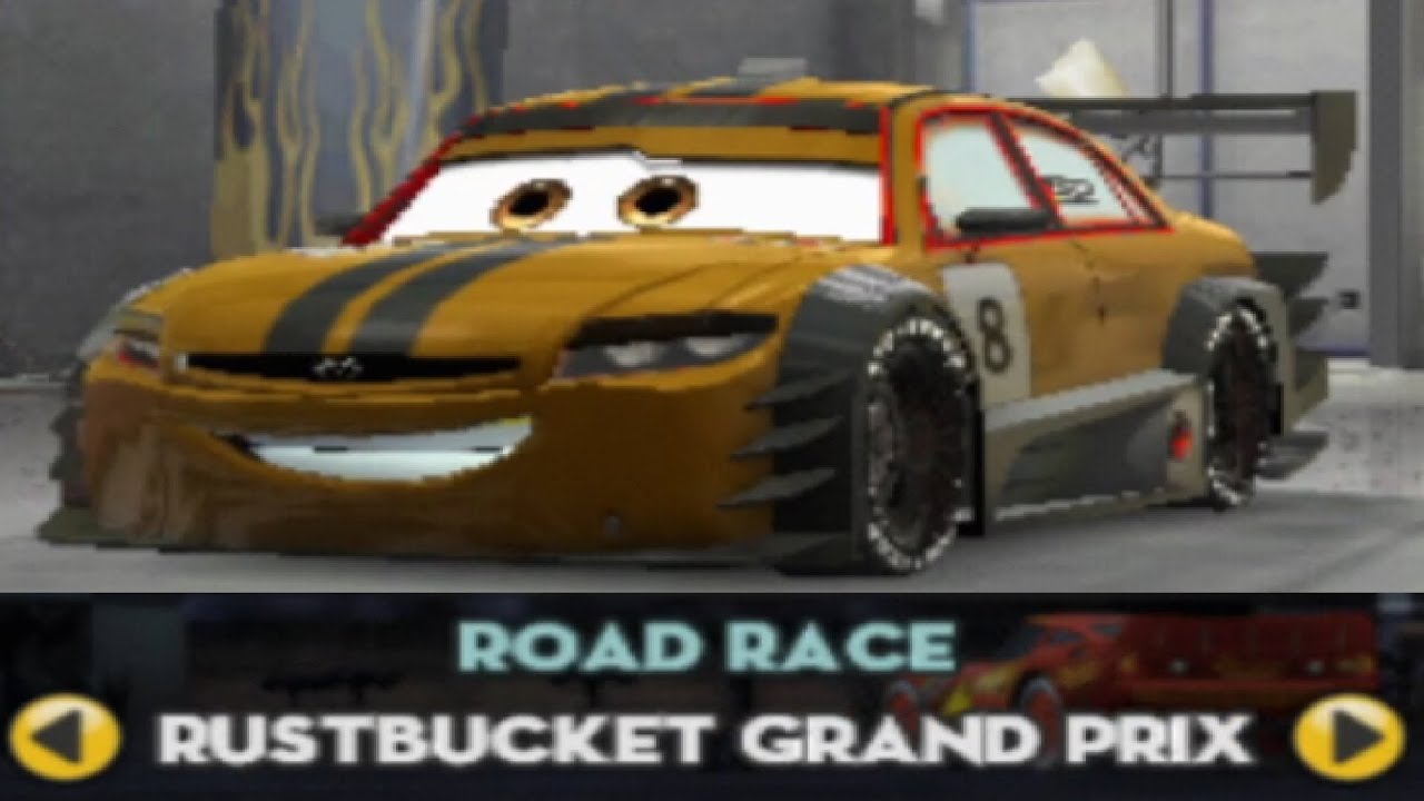 Cars: Mater-National Championship (PS2) - Otto in Rustbucket Grand Prix