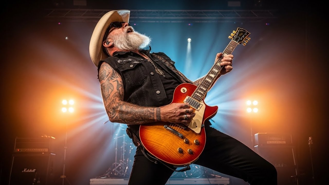 Eric Clapton, Jimi Hendrix, Santana, ZZ Top, Muddy Waters Inspired Midnight Blues Rock Mood