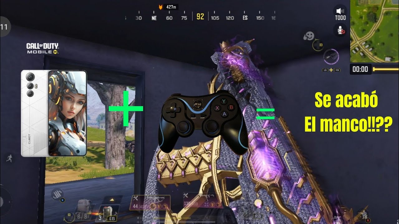 ASI ES JUGAR EN EL CUBOT MAX 5 Y UN CONTROL DE 180 PESOS