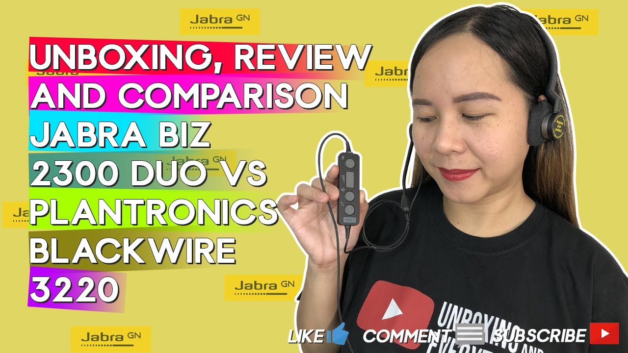 Jabra Biz is better than Plantronics Blackwire | Unboxing Review and Sound Comparison | Noise Cancel