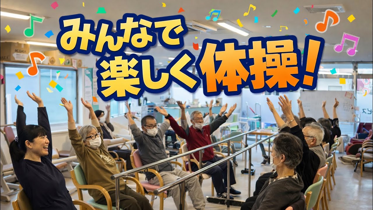 みんなで楽しく体操！