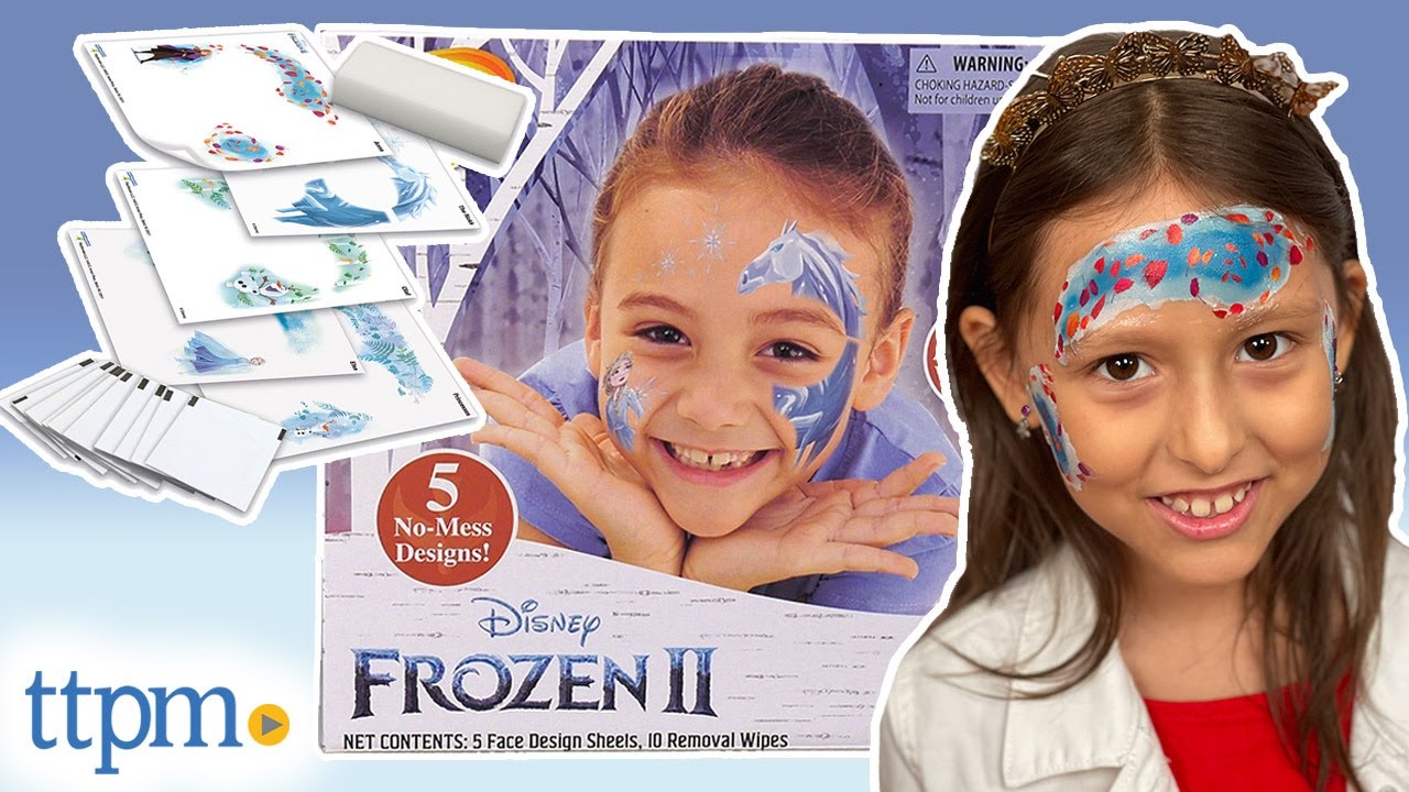 Disney Frozen 2 Face Paintoos Tutorial & Review | TTPM Toy Reviews