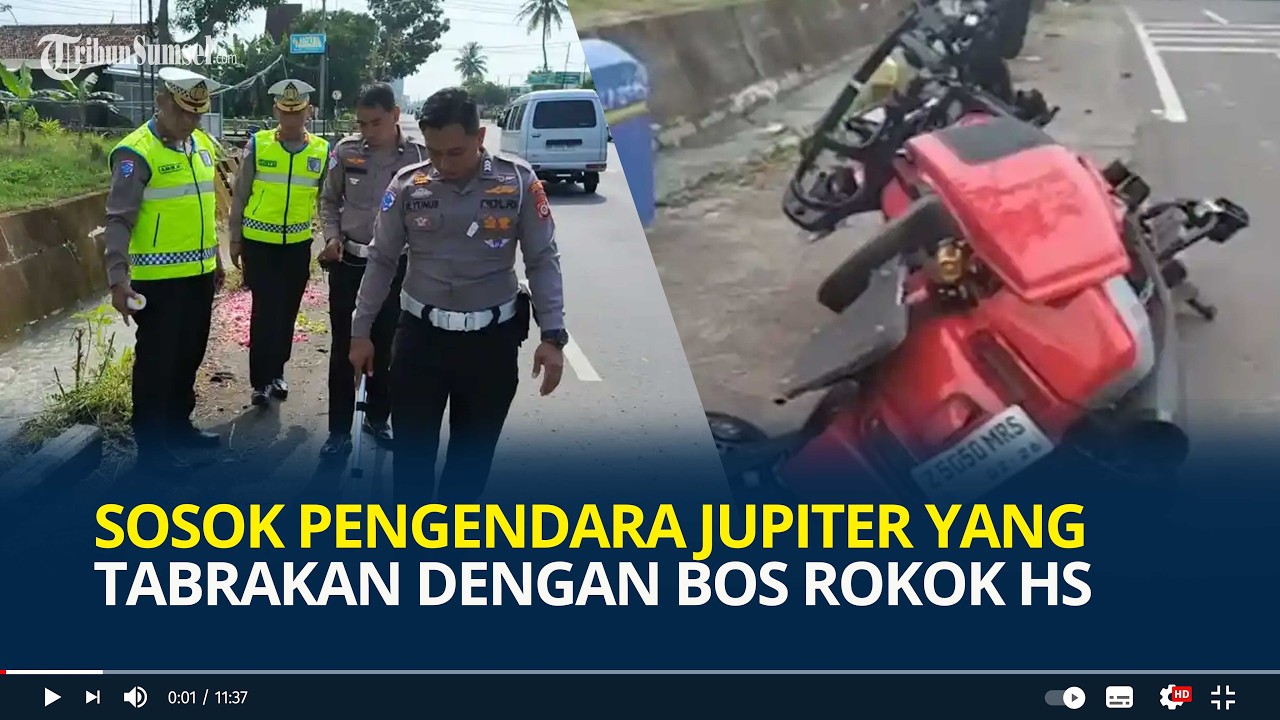 Sosok Pengendara Jupiter yang Tabrakan dengan Bos Rokok HS hingga Tewaskan Sang Istri