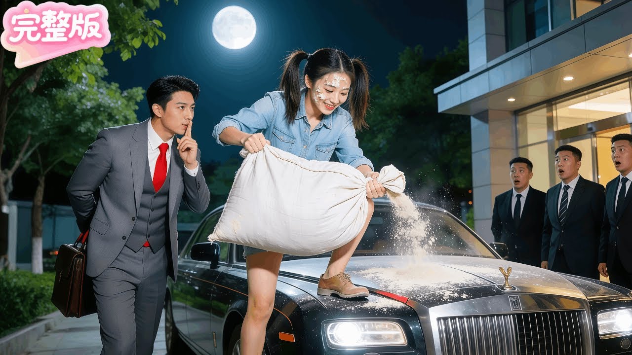 加班到深夜！憤怒的村丫頭在總裁豪車上撒滿麵粉洩憤！所有人都覺得她死定了！不料20年不曾笑過的他竟當場破功大笑！將她娶回家寵上天！#热门短剧 #drama #chinesedrama #先婚后爱