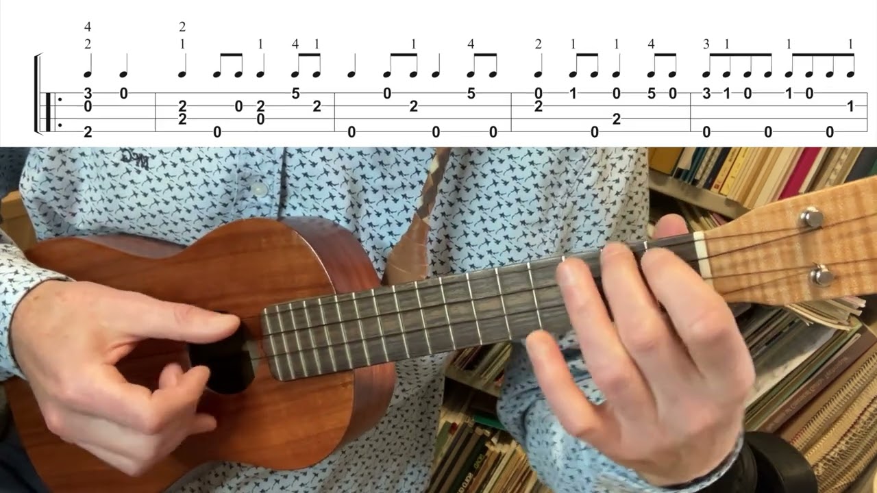 Gavotte I - Bach (Ukulele fingerstyle tutorial)