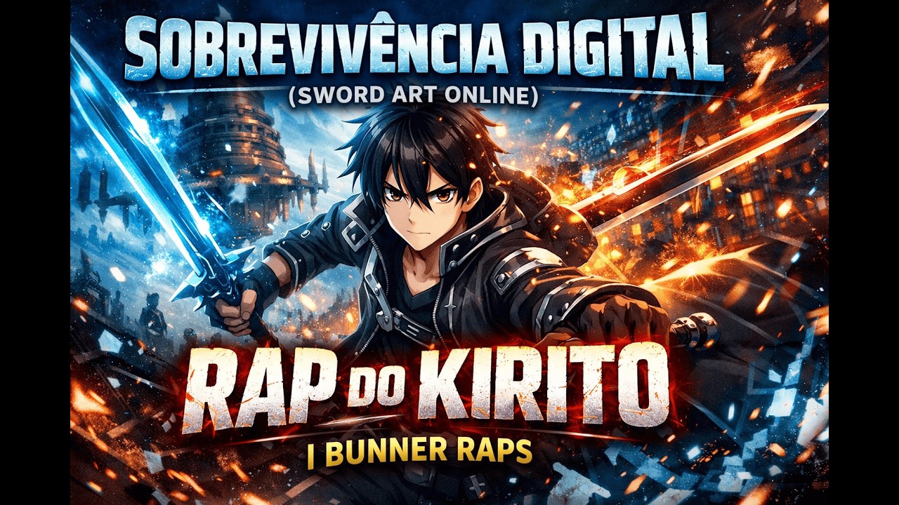 Sobrevivência Digital (Sword Art Online) - Rap do Kirito  | Bunner Raps
