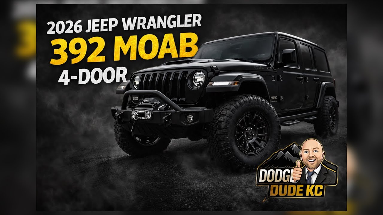 Jeep Wrangler 392 MOAB 4-дверный 2026 года | Мощность V8, внедорожный зверь: объяснение.