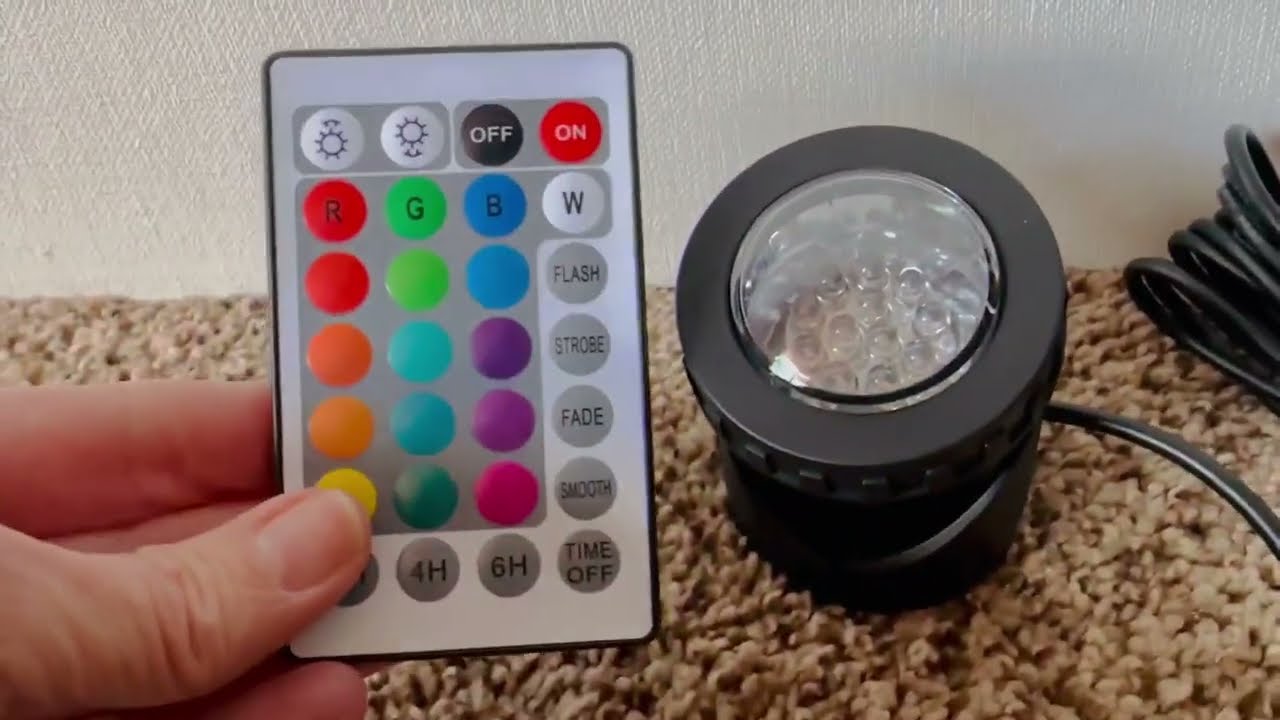 Colored Pond Lights with Timer, RGB Fountain Lights IP68 Waterproof Pond Light Review, Cool