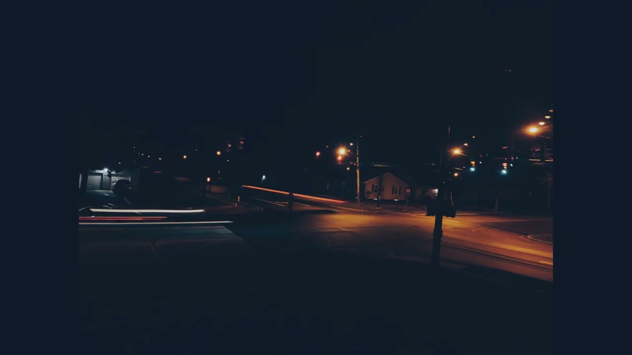 fast corner at night