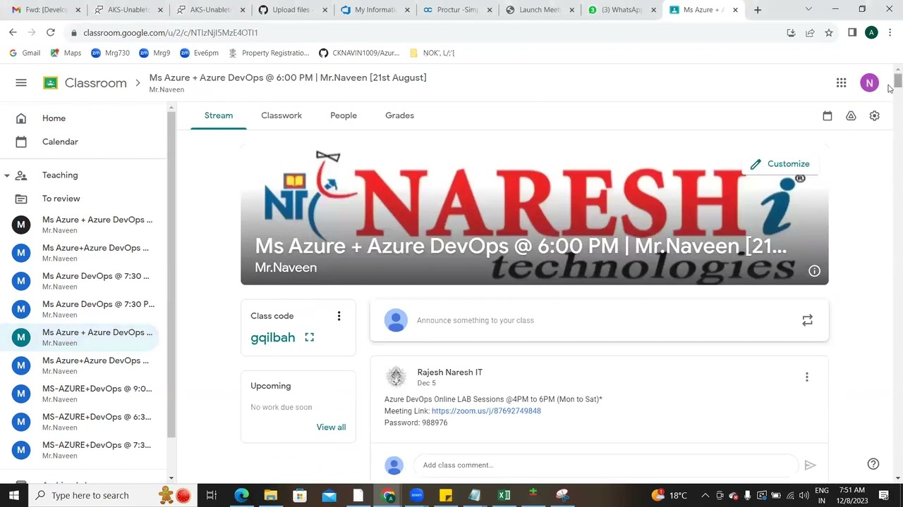 38Azure 8th Dec by Mr  Naveen