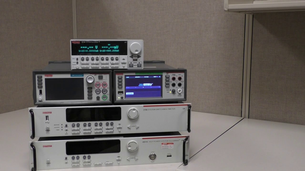 Test Scripting with Keithley Bench Instruments