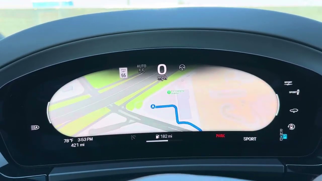 Как отобразить карты Apple/Google на цифровой панели приборов Porsche Macan Electric