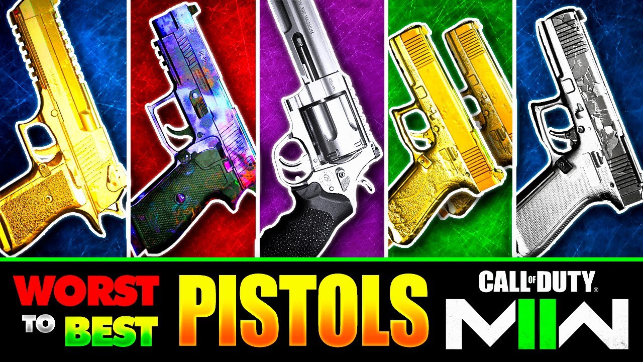 MW2 Pistols (Handguns) Ranked WORST to BEST! [Modern Warfare 2]