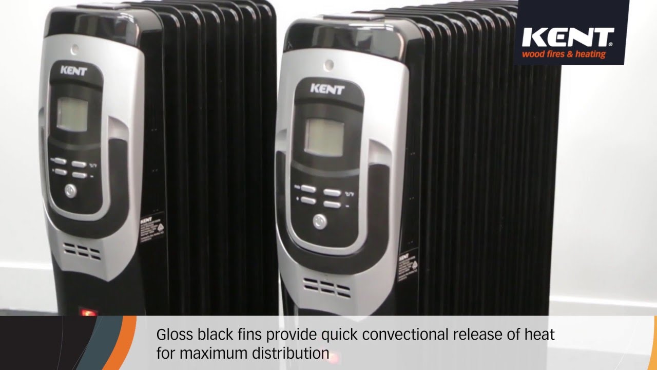 Kent Oil filled Column Heater with LED Display - KPE216-260-262