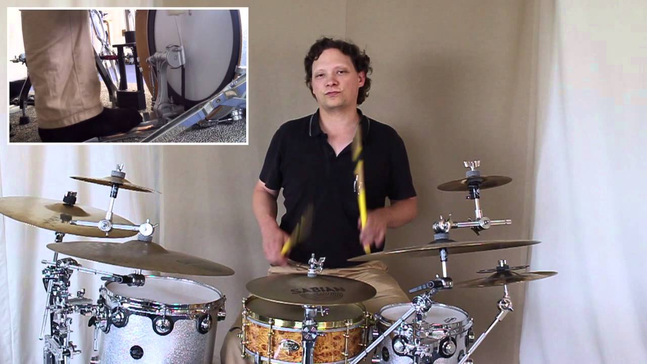 Schlagzeug lernen: Zwei einfache Rock Drum Fills ( mit Flams )